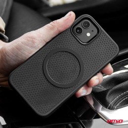 Magnetic phone holder with wireless charging