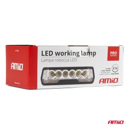 Homologated LED headlight + positional 4000 lm 12-24V