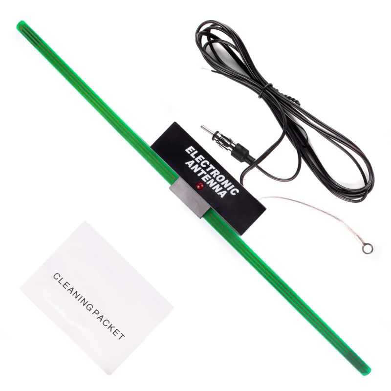 Indoor car antenna with amplifier
