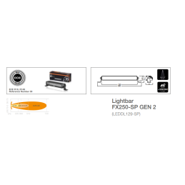 High beam LED 12-24V OSRAM FX250-SP GEN 2