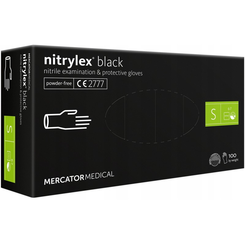 Nitrile gloves Nitrylex Basic size S, 100 pcs Nitrile gloves Nitrylex Basic size S, 100 pcs