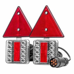 Set of LED rear lights for trailer