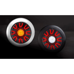 Rear light. FT-313 LED round 12/24V