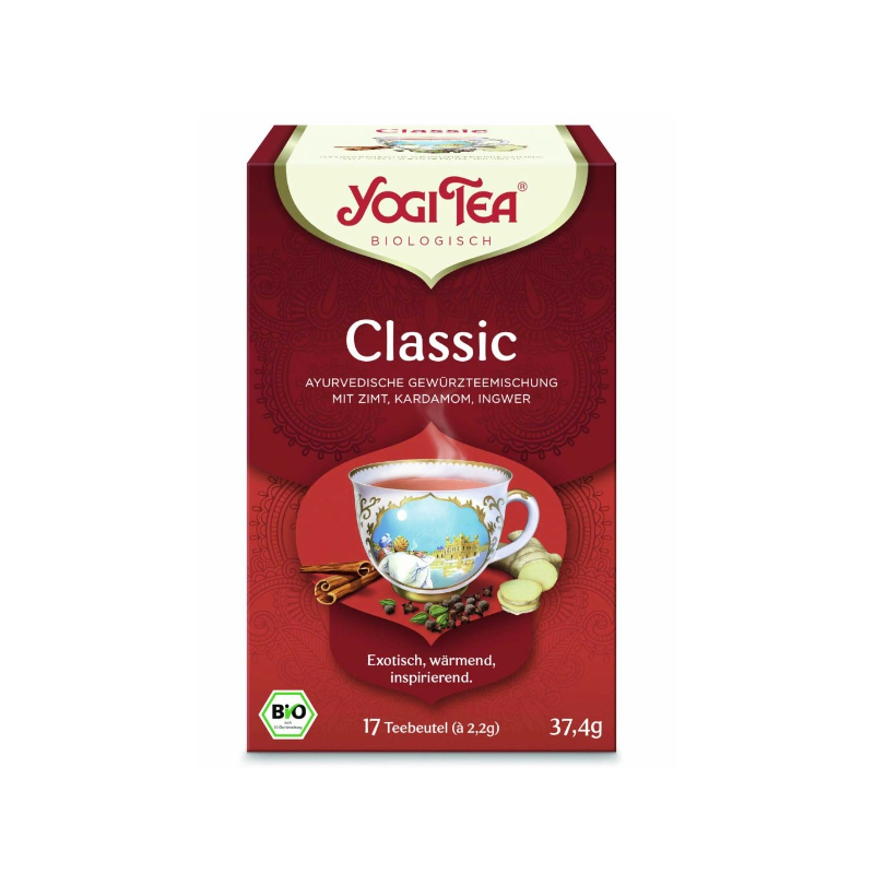 Yogi Tea Classic Ayurvedic herbal tea, 17×2.2g Yogi Tea Classic Ayurvedic herbal tea, 17×2.2g