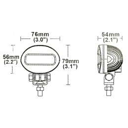 blue LED warning light for forklift trucks blue LED warning light for forklift trucks