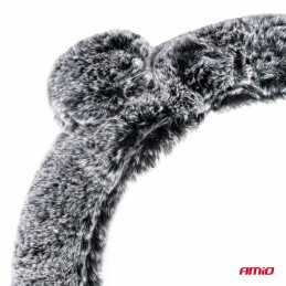 Steering wheel cover gray (37-39cm)