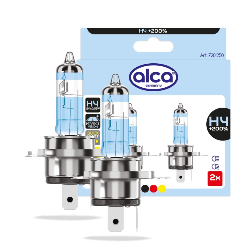 box ALCA H4 12V 60/55W P43t +200% E-homolog box ALCA H4 12V 60/55W P43t +200% E-homolog