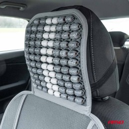 Seat pad with head and lumbar support