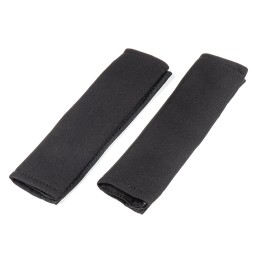 Seat belt covers 2 pcs black