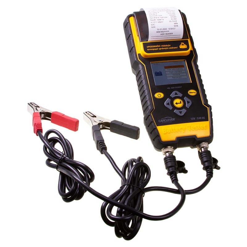 3 in 1 battery tester with printer