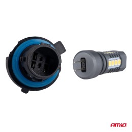 2pcs LED bulb 12-24V HP24W clear 18SMD 3030 2pcs LED bulb 12-24V HP24W clear 18SMD 3030