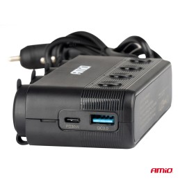 Square cigarette lighter 12/24V max 216W