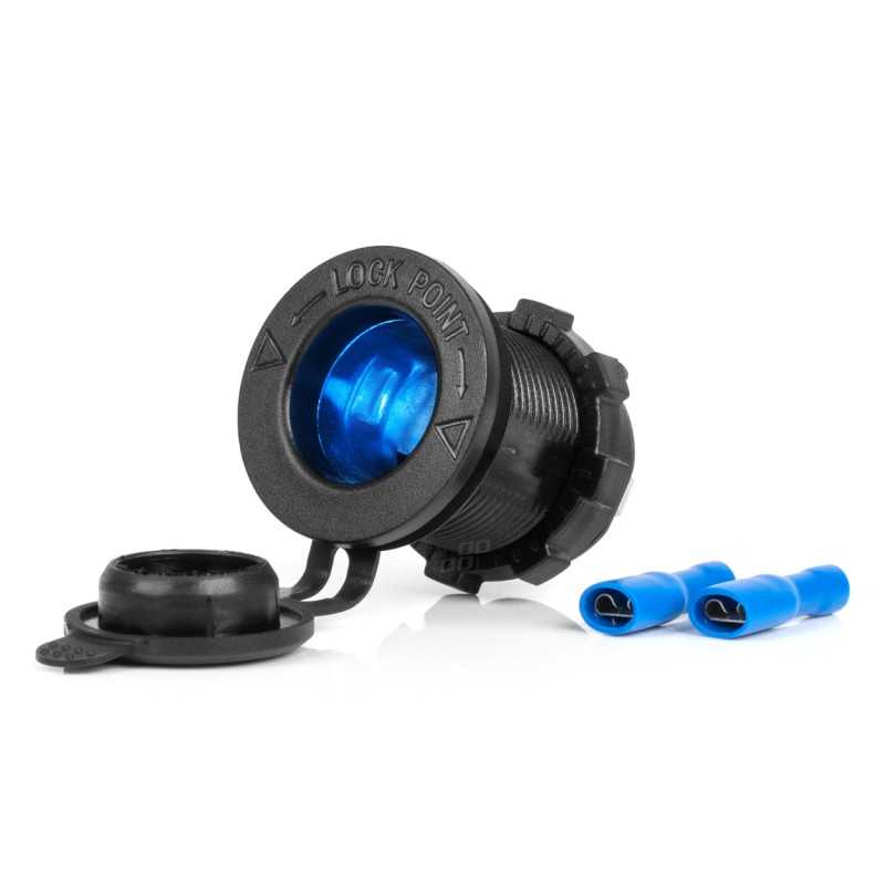 Waterproof socket 12/24V with backlight Waterproof socket 12/24V with backlight