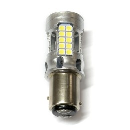 LED bulb 12V 21/5W BAY15d clear