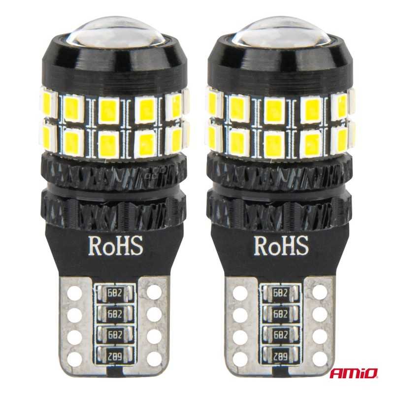 2pcs LED 12V/24V 5W W2.1x9.5d clear CANBUS 2pcs LED 12V/24V 5W W2.1x9.5d clear CANBUS
