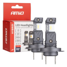 2 pcs LED bulb H7/H18 12V 2800 lm HYBRID