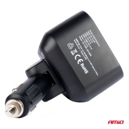 Splitter 2x USB 1x USB C 12/24V max 200W