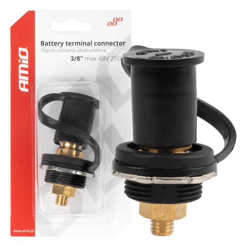 Battery power connector black minus 12/24/48V Battery power connector black minus 12/24/48V