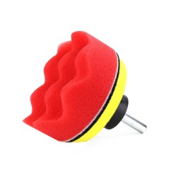 Polishing wheel set with adapter