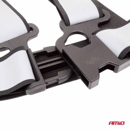 Universal black reflective harness