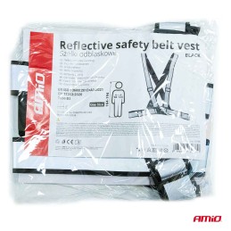 Universal black reflective harness