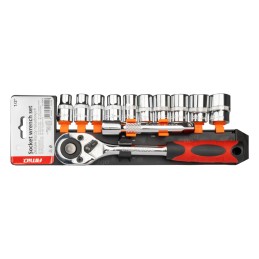 Set of socket wrenches 11 pcs 1/2 \"10-24 mm