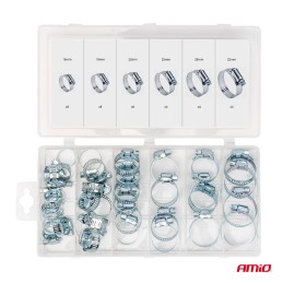 Set of 34 hose clamps