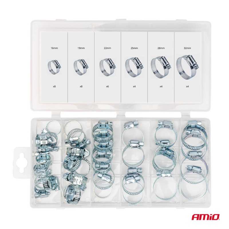 Set of 34 hose clamps Set of 34 hose clamps