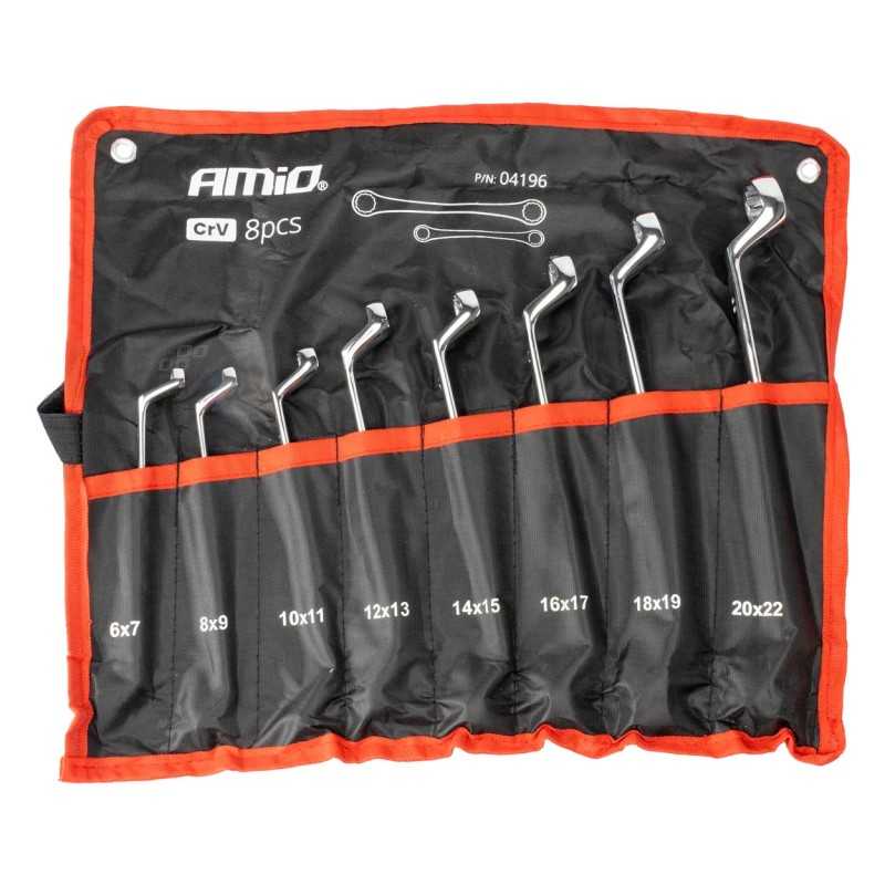 Set of two-sided ring spanners 6-22cm 8 pcs Set of two-sided ring spanners 6-22cm 8 pcs