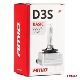 Discharge lamp D3S 6000K xenon AMiO BASIC