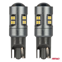 2pcs LED 12V/24V 5W W2.1x9.5d clear CANBUS