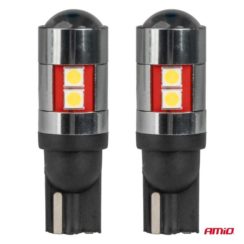 2pcs LED 12V/24V 5W W2.1x9.5d clear CANBUS 2pcs LED 12V/24V 5W W2.1x9.5d clear CANBUS