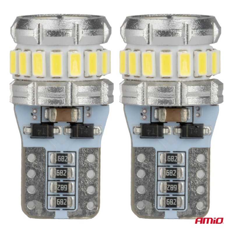 2pcs LED 12V/24V 5W W2.1x9.5d clear CANBUS 2pcs LED 12V/24V 5W W2.1x9.5d clear CANBUS