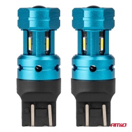 2ks LED 12V/24V W21/5W čirá...