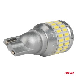 2pcs LED 12V/24V 16WW 2.1x9.5d clear CANBUS