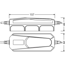 battery charger OSRAM 6/12V charge 405 ESSENTIAL