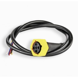 Zástrčka bajonet 5pin žlutá...