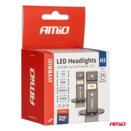 2pcs LED bulb H3 12V 2800 lm HYBRID