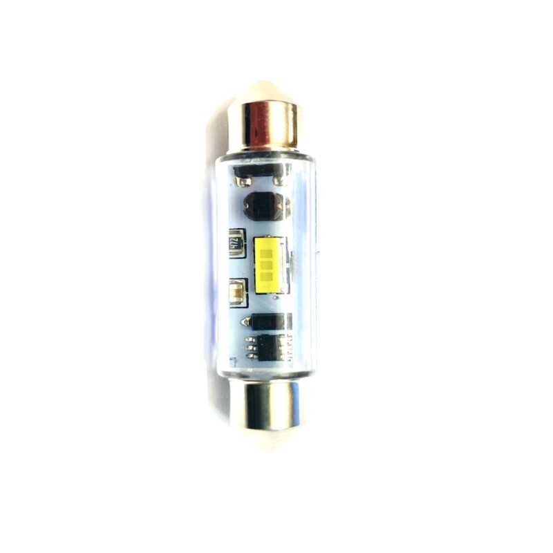 LED bulb 12V-24V 10W SV 10x41mm clear 1xSMD1860