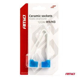 bulb socket H1/H3 ceramic blister 2pcs