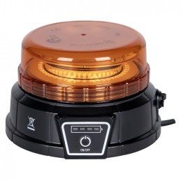 LED magnetic beacon with remote control 12/24V