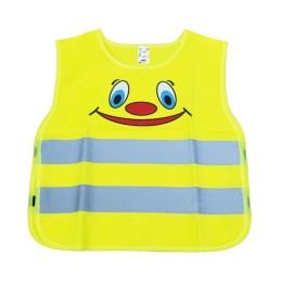 Reflective vest for children, yellow