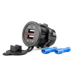 Nabíječka 2xUSB 12/24V