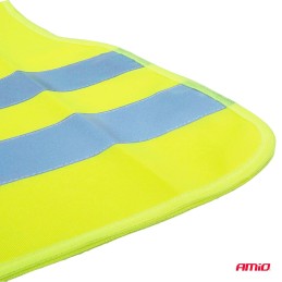 Children&#39;s yellow high-visibility vest DINOSAUR
