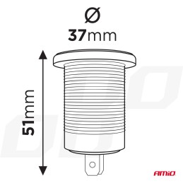 2xUSB charger 12/24V