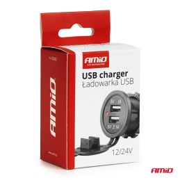 2xUSB charger 12/24V