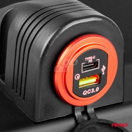 2xUSB charger 12/24V