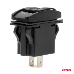 Waterproof charger with LED backlight 2xUSB 12/24V