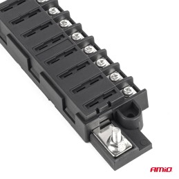 Screw fuse box holder for 8x fuses
