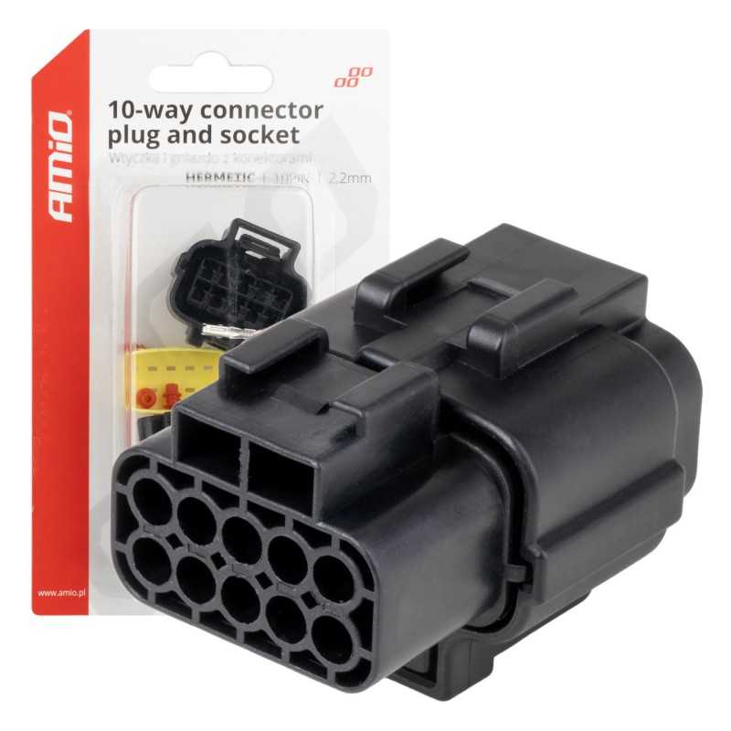 10P 2.2mm Waterproof Connector Set